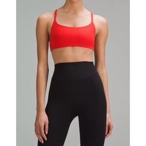 LULULEMON NWT Wunder Train Strappy Racer Hot Heat Bra C/D